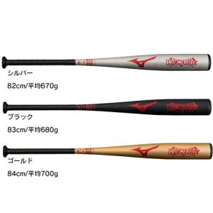 ミズノ（MIZUNO）（メンズ）軟式用バット 野球 一般 ウィルドライブ レッド 1CJMR160｜supersportsxebio