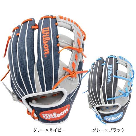 ウイルソン（Wilson）（メンズ）軟式用グラブ 内野手 野球グローブ 一般 Wannabe Her...