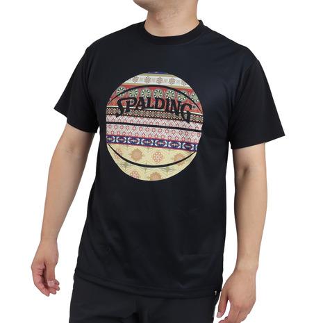 スポルディング（SPALDING）（メンズ）バスケットボールウェア UVカット Tシャツ ボヘミアン...