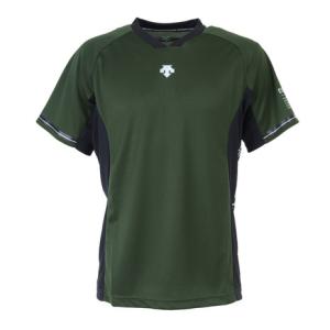 デサントバレーボールウェア 半袖プラクティスシャツ DVUUJA50 KH