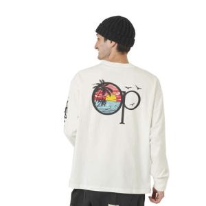 オーシャンパシフィック（Ocean Pacific）（メンズ）バックプリント 長袖Tシャツ 532079WHT｜supersportsxebio