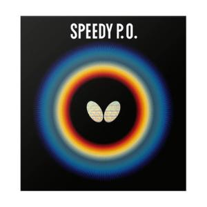 バタフライ（Butterfly）（メンズ、レディース、キッズ）卓球ラバー スピーディー P.O. 赤 00260-006｜supersportsxebio