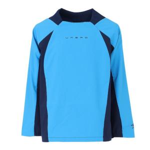 アンブロ サッカーウェア ジュニア ラインドクロストップ UUJUJF31 IBLU