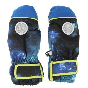 レセーダ（RESEEDA）（キッズ）ジュニア 子供 ミトン グローブ スキー スノーボード スノボ 雪遊び ネイビー 宇宙柄 TODDLER MITTEN REA55100 735S 防水透湿｜supersportsxebio