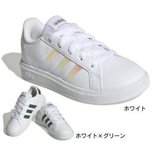 アディダス（adidas）（キッズ）スニーカー グランドコート ライフスタイル レース テニス キッ...