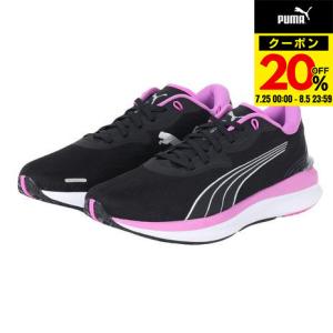 プーマ（PUMA）（レディース）ランニングシューズ レディース 黒 エレクトリファイ ニトロ 2 ブラックパープル 37689802 スニーカー｜supersportsxebio