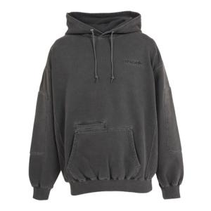 エクストララージ PIGMENT DYED WORK プルオーバースウェットフーディ 101223012014-BLACK