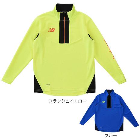 ニューバランス（new balance）（キッズ）サッカーウェア ジュニア ウォームアップハーフジッ...