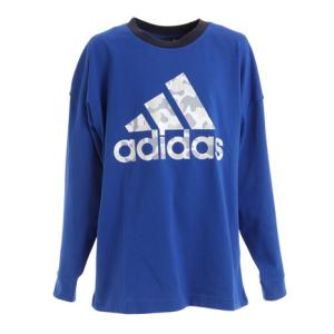 アディダス（adidas）（キッズ）ロゴ 長袖Tシャツ ZH187-HM7178｜supersportsxebio