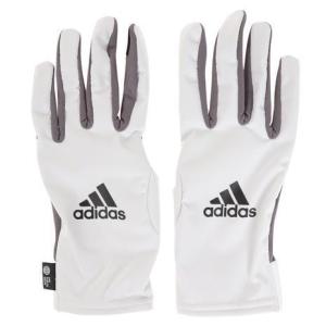 アディダス（adidas）（メンズ、レディース）手袋 ベーシック フィットグローブ マルチスポーツ 手袋 VE739-HI3530 ホワイト 防寒 スマホ対応｜supersportsxebio