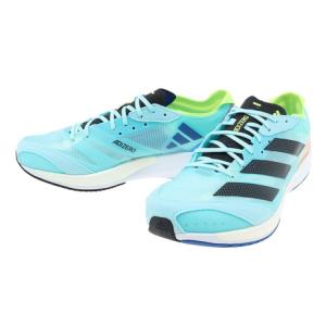 アディダス ランニングシューズ メンズ 青 アディゼロ ジャパン 7 WC ミント HQ3510 スニーカー