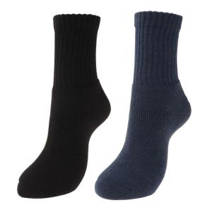 その他ブランド バルキーアクリル2足組 ソックス 894NN2OK0442 BLK 25〜28cm