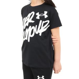 アンダーアーマー（UNDER ARMOUR）（キッズ）ガールズ テック ショートスリーブTシャツ 1378279 001｜supersportsxebio