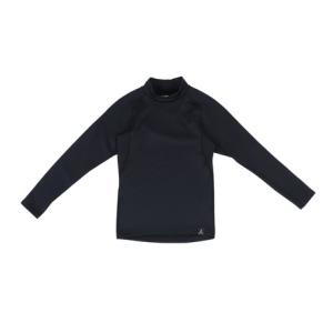 デュアリグサッカーウェア ジュニア ヒートクロス ハイネック長袖インナーシャツ 742D1ES7613BLK.