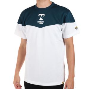 美津和タイガー 野球ウェア カラーブロック 半袖Tシャツ MT7KSA41-119