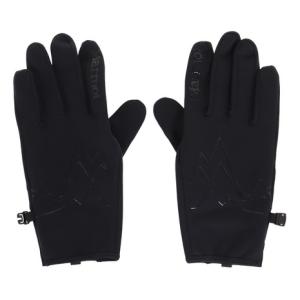 マーモット手袋 合皮 トレッキング ニットグローブ ウィンドプロテクショングローブ TOAUJD73 BK