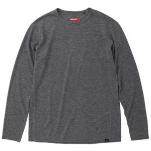 マーモット（Marmot）（メンズ）長袖アンダーシャツ インナー クライムウール TOMSJM03 CHC チャコールグレー｜supersportsxebio