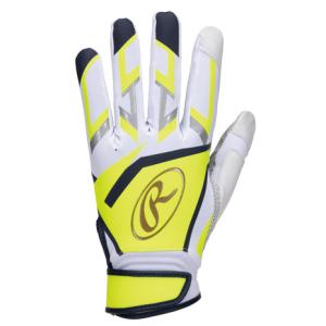 ローリングス（Rawlings）（メンズ）バッティング用グローブ 両手用 ミレニア バッティンググラブ EBG22S01-W/LIME｜supersportsxebio