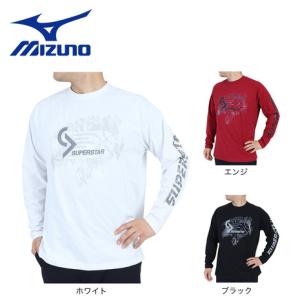 ミズノ（MIZUNO）（メンズ）バスケットボールウェア ロンT SUPERSTAR 長袖Tシャツ 32JAS266｜supersportsxebio