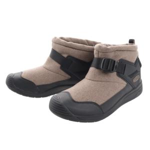 キーン（KEEN）（メンズ）ショートブーツ 耐水 フッドロメオ ミニ ベージュ 1026795 カジュアル ベルト付 ウィンターシューズ 軽量 保温 クッション性 防寒｜supersportsxebio