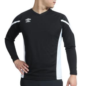 アンブロ サッカーウェア 長袖プラクティスシャツ UUUSJB51 BLK