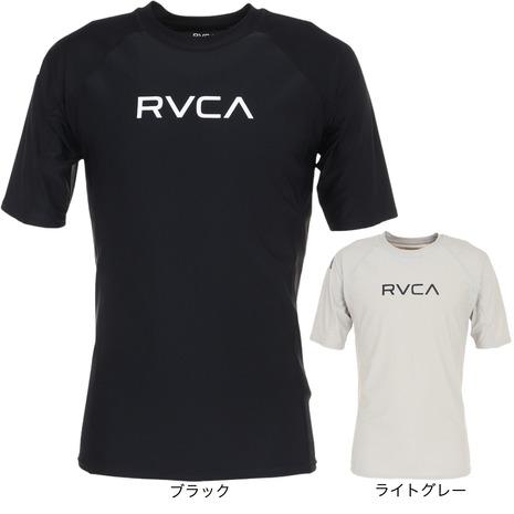 ルーカ（RVCA）（メンズ）ラッシュガード 半袖 Tシャツ 吸汗速乾 UVカット UPF50+ 外線...