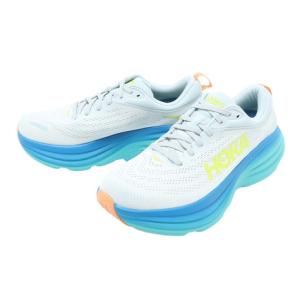 ホカ（HOKA）（メンズ）ランニングシューズ ボンダイ 8 BONDI 8 グレー グリーン 1123202-IFBOB スニーカー トレーニング ジョギング 軽量｜supersportsxebio