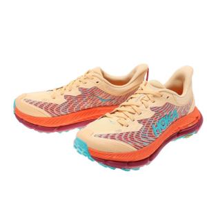 ホカ（HOKA）（レディース）ランニングシューズ マファテ スピード 4 オレンジ 1131056-IFLM スニーカー トレイルラン トレーニング クッション｜supersportsxebio