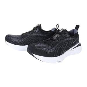 アシックス（ASICS）（メンズ）ランニングシューズ ゲル キュムラス 25 ブラック 1011B623.002 スニーカー ジョギング ウォーキング 軽量 クッション