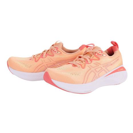 アシックス（ASICS）（レディース）ランニングシューズ ゲル キュムラス 25 ピンク 1012B...