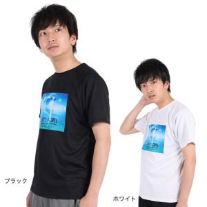 ジローム（GIRAUDM）（メンズ）半袖Tシャツ メンズ ドライプラスmesh プリント CT3S0015-TR863-GRES｜supersportsxebio