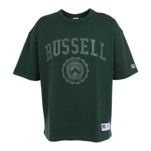 ラッセル（RUSSELL）（メンズ）半袖Tシャツ メンズ 88/12 カレッジクルーネック RBM23S0005 GRN｜supersportsxebio