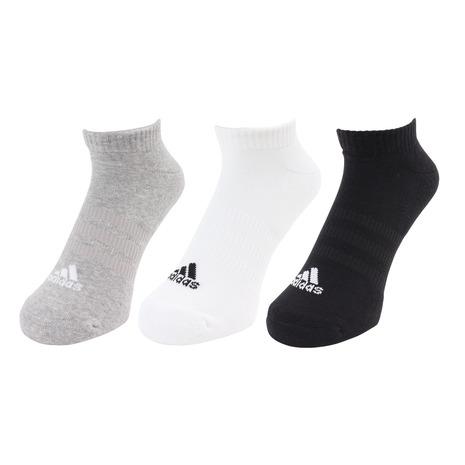 アディダス（adidas）（メンズ）クッション ローカット ソックス 3足組 EBB61-IC133...