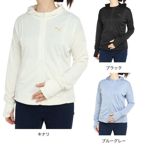 プーマ（PUMA）（レディース）フルジップ フーテッド ジャケット 674933