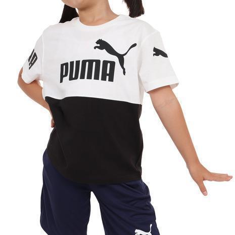 プーマ（PUMA）（キッズ）ボーイズ POWER 半袖 Tシャツ 675782 02 WHT