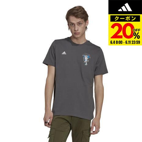 アディダス（adidas）（メンズ）サッカーウェア メッシ グラフィックTシャツ DP939-HG1...