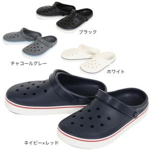 クロックス（crocs）（メンズ、レディース）スポーツサンダル オフ コート クロッグ ネイビー レ...