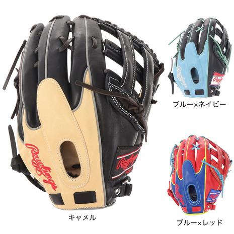 ローリングス（Rawlings）（メンズ）軟式用グラブ 外野手用 野球グローブ 一般 HOH MLB...