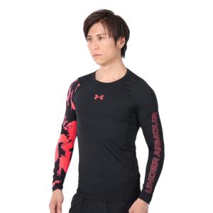 アンダーアーマー（UNDER ARMOUR）（メンズ）長袖シャツ メンズ ヒートギアアーマー コンプレッション  1381355 002｜supersportsxebio