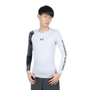 アンダーアーマー（UNDER ARMOUR）（メンズ）長袖シャツ メンズ ヒートギアアーマー コンプレッション 1381355 014 グレー｜supersportsxebio