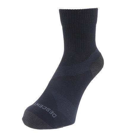 デサント（DESCENTE）（メンズ、レディース）ランニングソックス 靴下 MoveSox ブラック...