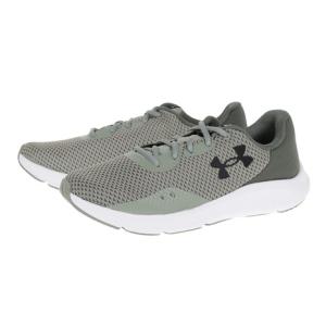 アンダーアーマー（UNDER ARMOUR）（メンズ）ランニングシューズ チャージド パスート3 エクストラ カーキ 3025801 300 スニーカー ジョグ ウォーク 軽量｜supersportsxebio