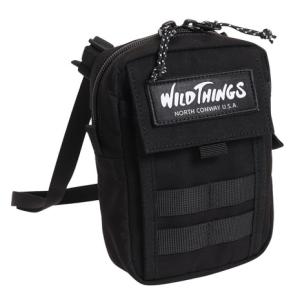 ワイルドシングス（WILD THINGS）（メンズ、レディース）ミニショルダーバッグ WT-380-3008BLK ブラック｜supersportsxebio