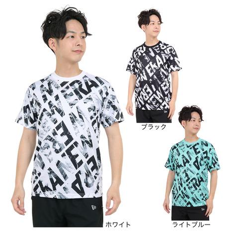 ニューエラ（NEW ERA）（メンズ）半袖Tシャツ メンズ  テック Allover Logo 13...