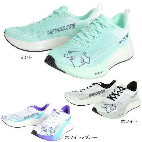 デサント（DESCENTE）（メンズ）ランニングシューズ デルタプロテンポ SO123RRN12 ス...