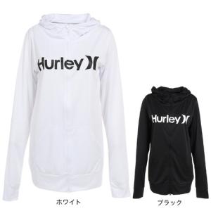 ハーレー（HURLEY）（レディース）ラッシュガード パーカー フルジップ 長袖 UVカット UPF50+ 紫外線対策 RASH ONE AND ONLY WRG2320015｜supersportsxebio