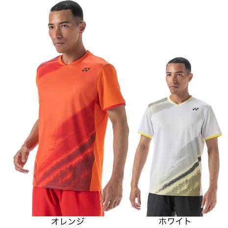 ヨネックス（YONEX）（メンズ、レディース）テニスウェア ユニゲームシャツ フィットスタイル 10...