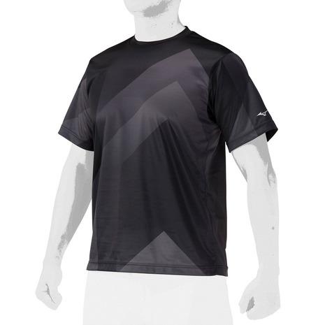 ミズノ（MIZUNO）（メンズ、レディース）野球ウェア KIDO グラフィックTシャツ 12JAAT...