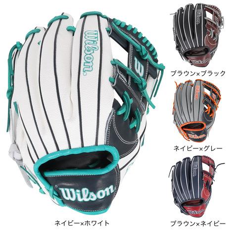 ウイルソン（Wilson）（メンズ）軟式用グラブ 内野手 野球グローブ 一般 ワナビーヒーローデュア...