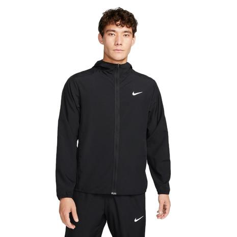 ナイキ（NIKE）（メンズ）ジャケット 速乾 ストレッチ ブラック 黒 ドライフィット フーデッド ...